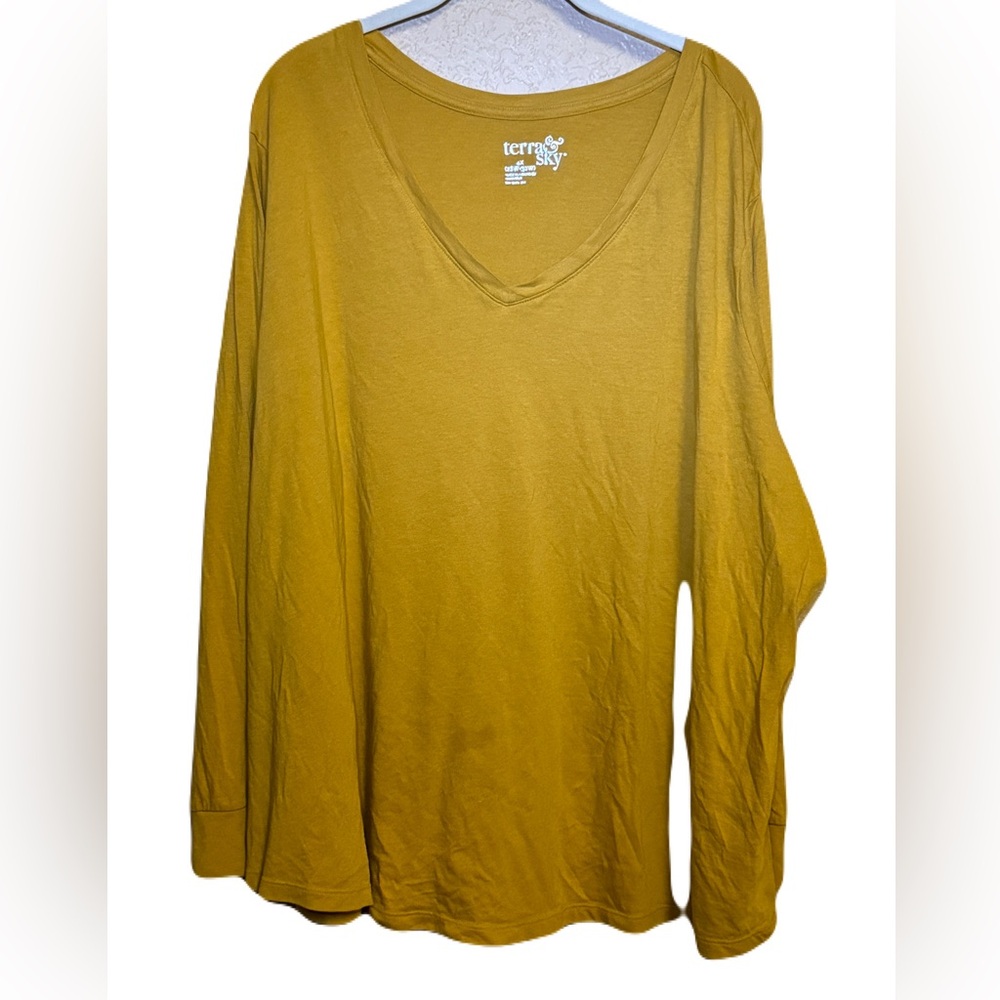Terra & Sky Long Sleeve Shirt, 4X